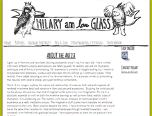 Tablet Screenshot of hilaryannloveglass.com